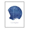 Picture of Round Los Angeles _GroupedProduct_Rectangle_Portrait_Canvas_Framed_