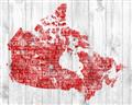 Picture of Canada Map Grey Background _GroupedProduct_Rectangle_Landscape_Unframed_Print_Only_