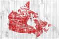 Picture of Canada Map Grey Background _GroupedProduct_Rectangle_Landscape_Unframed_Print_Only_