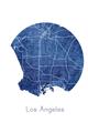 Picture of Round Los Angeles _GroupedProduct_Rectangle_Portrait_Unframed_Print_Only_