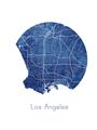 Picture of Round Los Angeles _GroupedProduct_Rectangle_Portrait_Unframed_Print_Only_