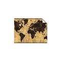 Picture of Brick Wall World Map _GroupedProduct_Rectangle_Landscape_Unframed_Print_Only_