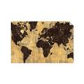 Picture of Brick Wall World Map _GroupedProduct_Rectangle_Landscape_Unframed_Print_Only_