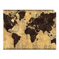 Picture of Brick Wall World Map _GroupedProduct_Rectangle_Landscape_Unframed_Print_Only_
