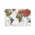 Picture of Newspaper World map  _GroupedProduct_Rectangle_Landscape_Unframed_Print_Only_
