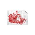 Picture of Canada Map Grey Background _GroupedProduct_Rectangle_Landscape_Unframed_Print_Only_