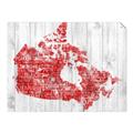 Picture of Canada Map Grey Background _GroupedProduct_Rectangle_Landscape_Unframed_Print_Only_