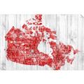 Picture of Canada Map Grey Background _GroupedProduct_Rectangle_Landscape_Unframed_Print_Only_