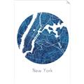 Picture of Round New York _GroupedProduct_Rectangle_Portrait_Unframed_Print_Only_