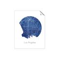 Picture of Round Los Angeles _GroupedProduct_Rectangle_Portrait_Unframed_Print_Only_