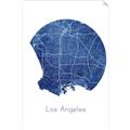 Picture of Round Los Angeles _GroupedProduct_Rectangle_Portrait_Unframed_Print_Only_