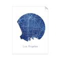Picture of Round Los Angeles _GroupedProduct_Rectangle_Portrait_Unframed_Print_Only_