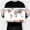 Picture of Collecting stamps  _GroupedProduct_Rectangle_Landscape_Canvas_