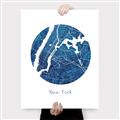 Picture of Round New York _GroupedProduct_Rectangle_Portrait_Canvas_