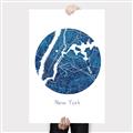 Picture of Round New York _GroupedProduct_Rectangle_Portrait_Canvas_