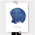Picture of Round Los Angeles _GroupedProduct_Rectangle_Portrait_Canvas_