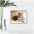 Picture of Motorbike I _GroupedProduct_Rectangle_Landscape_Canvas_Framed_