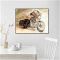 Picture of Motorbike I _GroupedProduct_Rectangle_Landscape_Canvas_Framed_