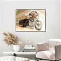 Picture of Motorbike I _GroupedProduct_Rectangle_Landscape_Canvas_Framed_