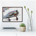 Picture of Flying in colour _GroupedProduct_Rectangle_Landscape_Canvas_Framed_