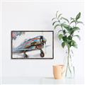 Picture of Flying in colour _GroupedProduct_Rectangle_Landscape_Canvas_Framed_
