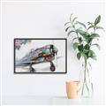 Picture of Flying in colour _GroupedProduct_Rectangle_Landscape_Canvas_Framed_