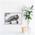 Picture of Flying in colour _GroupedProduct_Rectangle_Landscape_Canvas_Framed_