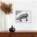 Picture of Flying in colour _GroupedProduct_Rectangle_Landscape_Canvas_Framed_