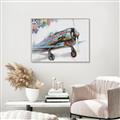 Picture of Flying in colour _GroupedProduct_Rectangle_Landscape_Canvas_Framed_