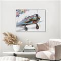 Picture of Flying in colour _GroupedProduct_Rectangle_Landscape_Canvas_Framed_