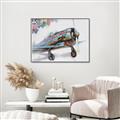 Picture of Flying in colour _GroupedProduct_Rectangle_Landscape_Canvas_Framed_