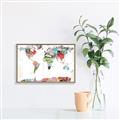 Picture of Collecting stamps  _GroupedProduct_Rectangle_Landscape_Canvas_Framed_