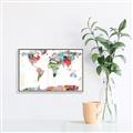 Picture of Collecting stamps  _GroupedProduct_Rectangle_Landscape_Canvas_Framed_