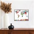 Picture of Collecting stamps  _GroupedProduct_Rectangle_Landscape_Canvas_Framed_