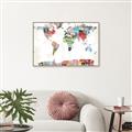 Picture of Collecting stamps  _GroupedProduct_Rectangle_Landscape_Canvas_Framed_