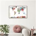 Picture of Collecting stamps  _GroupedProduct_Rectangle_Landscape_Canvas_Framed_