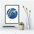 Picture of Round New York _GroupedProduct_Rectangle_Portrait_Canvas_Framed_
