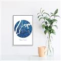 Picture of Round New York _GroupedProduct_Rectangle_Portrait_Canvas_Framed_