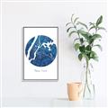 Picture of Round New York _GroupedProduct_Rectangle_Portrait_Canvas_Framed_