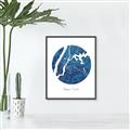 Picture of Round New York _GroupedProduct_Rectangle_Portrait_Canvas_Framed_
