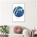 Picture of Round New York _GroupedProduct_Rectangle_Portrait_Canvas_Framed_