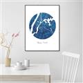 Picture of Round New York _GroupedProduct_Rectangle_Portrait_Canvas_Framed_
