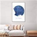 Picture of Round Los Angeles _GroupedProduct_Rectangle_Portrait_Canvas_Framed_