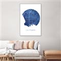Picture of Round Los Angeles _GroupedProduct_Rectangle_Portrait_Canvas_Framed_