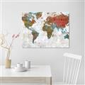 Picture of Newspaper World map  _GroupedProduct_Rectangle_Landscape_Unframed_Print_Only_