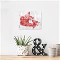 Picture of Canada Map Grey Background _GroupedProduct_Rectangle_Landscape_Unframed_Print_Only_