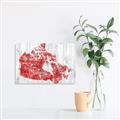 Picture of Canada Map Grey Background _GroupedProduct_Rectangle_Landscape_Unframed_Print_Only_