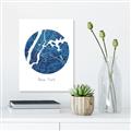Picture of Round New York _GroupedProduct_Rectangle_Portrait_Unframed_Print_Only_