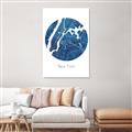 Picture of Round New York _GroupedProduct_Rectangle_Portrait_Unframed_Print_Only_