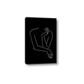 Picture of Sketched Girl III Black _GroupedProduct_Rectangle_Portrait_Canvas_